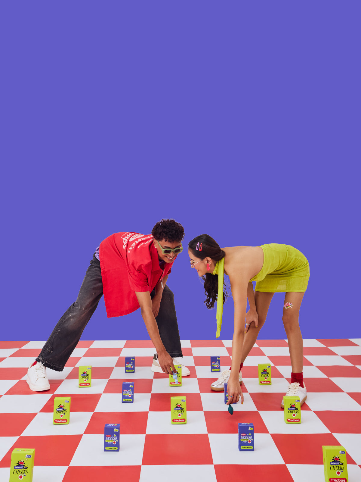 A couple choosing silicone vibrators 