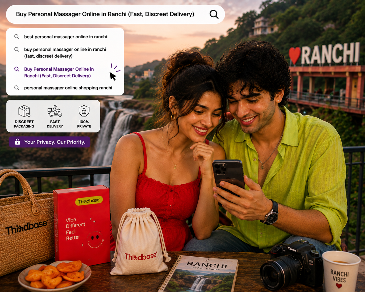 couple ordering personal massager in ranchi