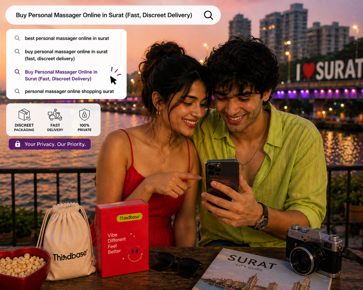 Discreet personal massager delivery in Surat by Thirdbase