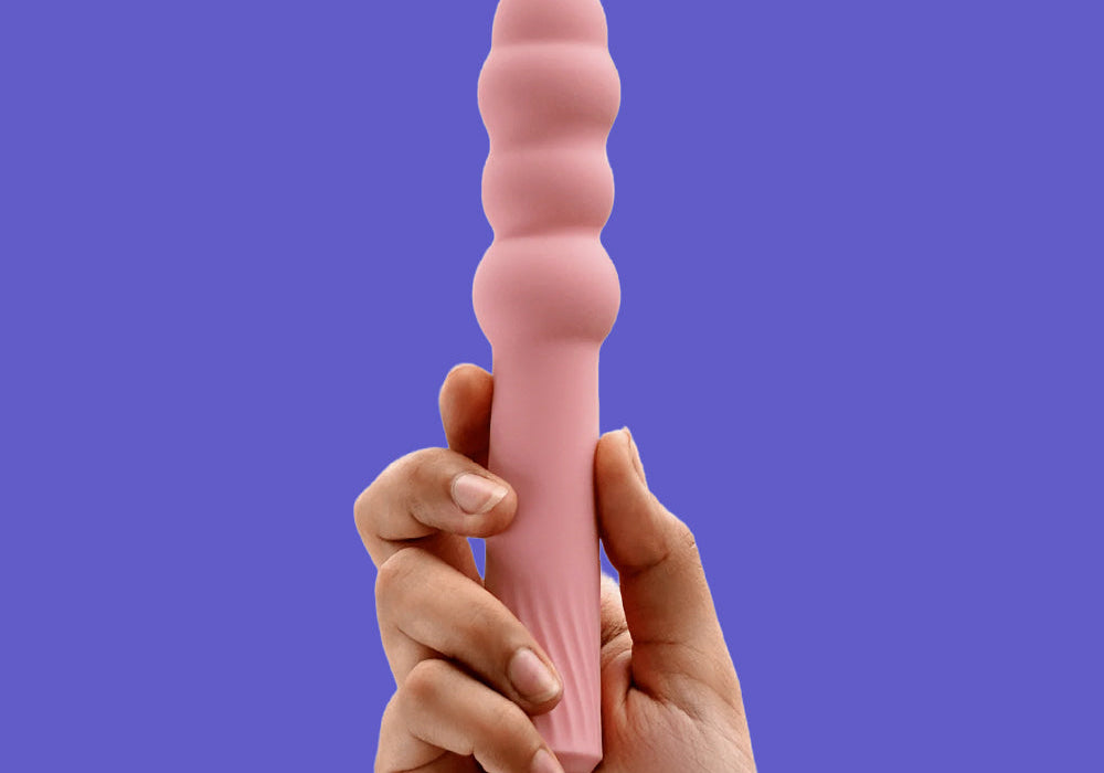 A silicone sex toy 
