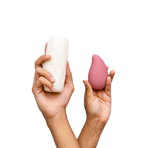 Thirdbase Forbidden combo with Adam stroker and Eve vibrator